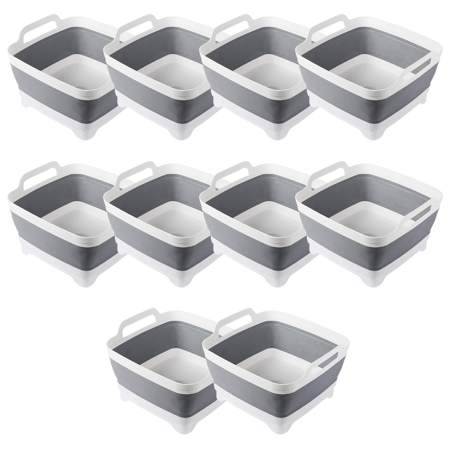 10x Collapsible Strainer Foldable Fruit Veggies Wash Colander Storage Basket - Image 2