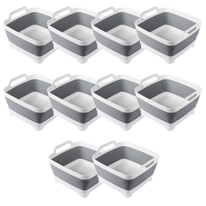 10x Collapsible Strainer Foldable Fruit Veggies Wash Colander Storage Basket - Image 2