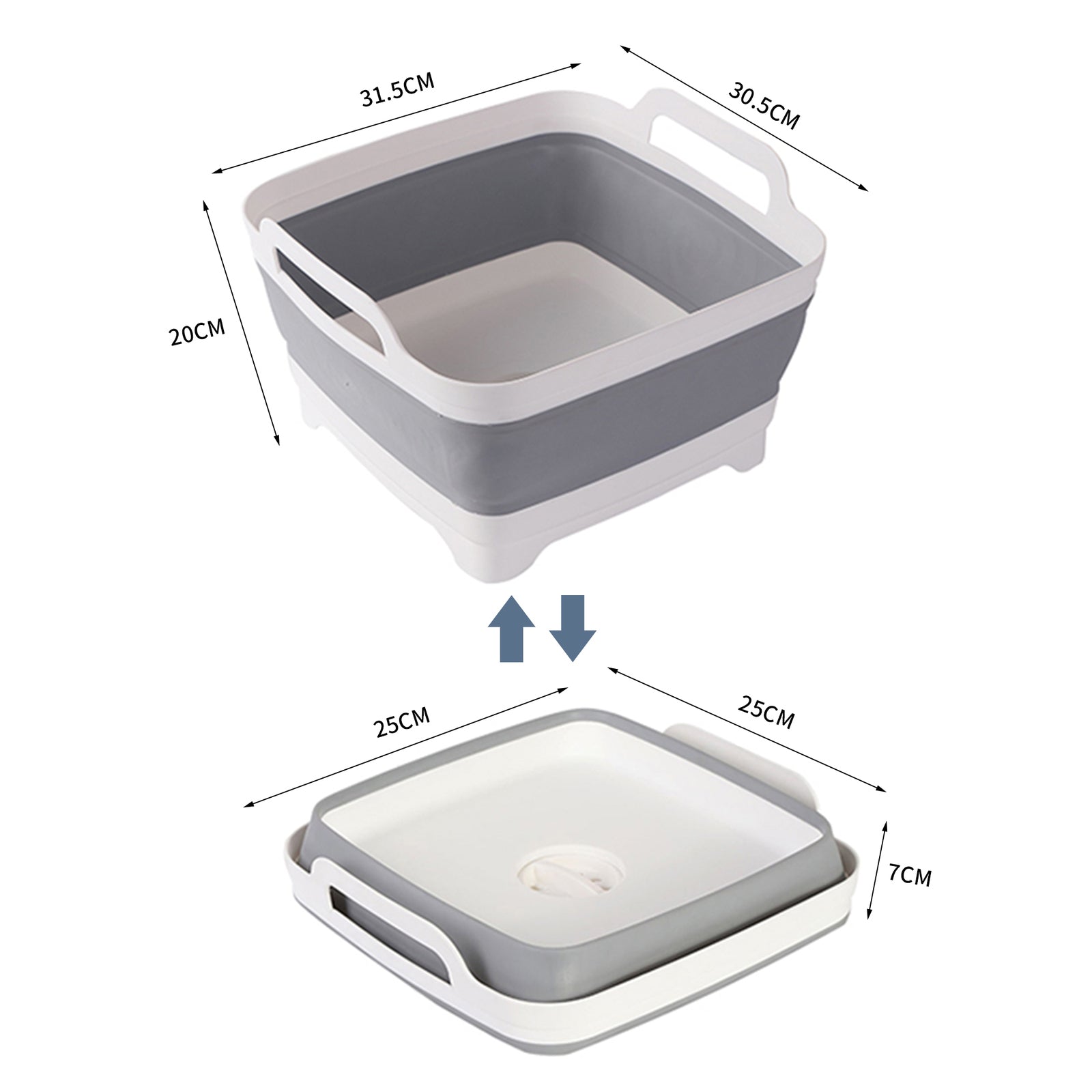 10x Collapsible Strainer Foldable Fruit Veggies Wash Colander Storage Basket - Image 5