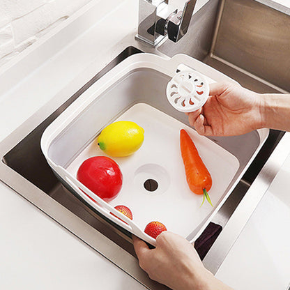 10x Collapsible Strainer Foldable Fruit Veggies Wash Colander Storage Basket - Image 7