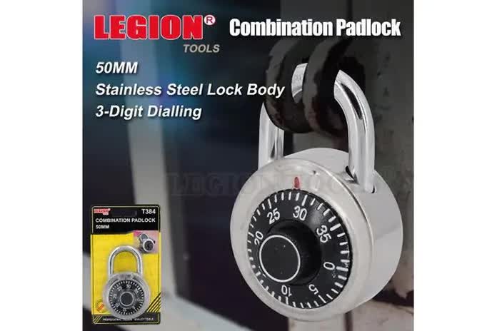 Combination Padlock Lock - 50mm - Image 3