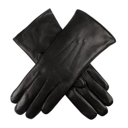 DENTS Ladies Premium Kangaroo Leather Cashmere Lined Gloves Winter Womens - Black - Image 5