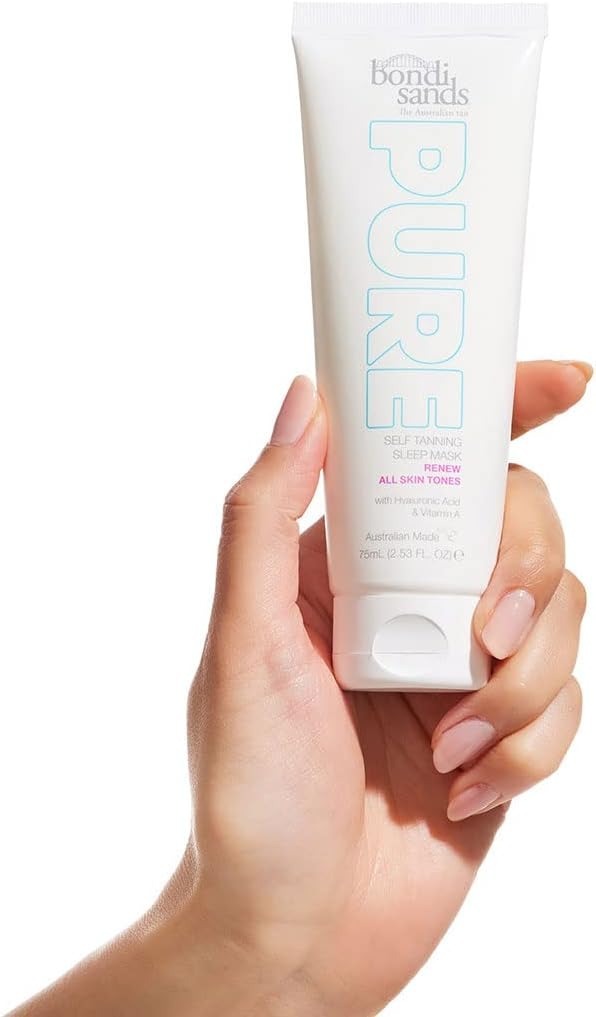 Bondi Sands 75m L Pure Self Tanning Sleep Mask Renew Hyaluronic Acid & Vitamin A - Image 4