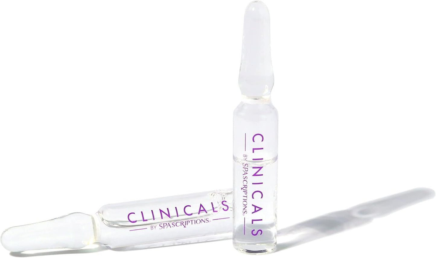 Spascriptions Clinicals Resurfacing Serum Ampoules 7-Pack 2.8ml Each Niacinamide Glycolic Acid PHAs Youthful Glow - Image 3