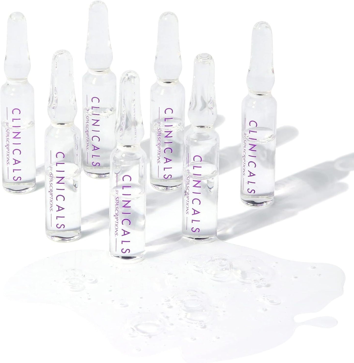Spascriptions Clinicals Resurfacing Serum Ampoules 7-Pack 2.8ml Each Niacinamide Glycolic Acid PHAs Youthful Glow - Image 5