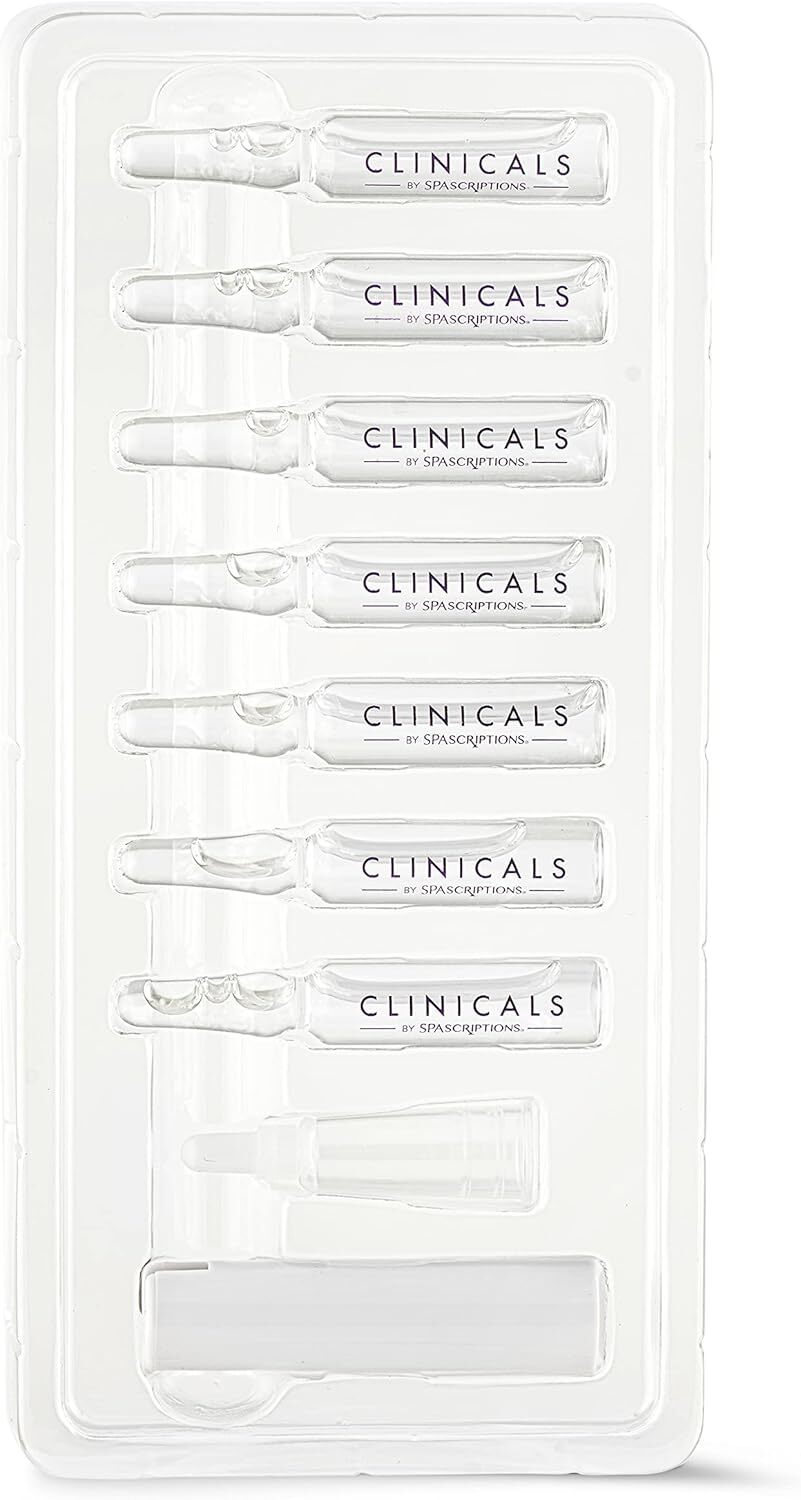 Spascriptions Clinicals Resurfacing Serum Ampoules 7-Pack 2.8ml Each Niacinamide Glycolic Acid PHAs Youthful Glow - Image 6