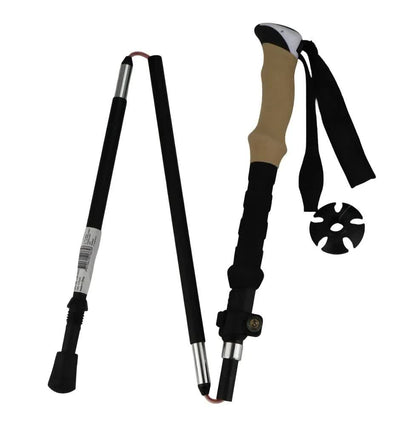Telescopic Adjustable Hiking Pole Folding Walking Stick Adjustable Trekking 105cm - 125cm - Image 3