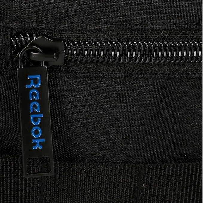 Reebok Malden Duffle Gym Bag in Blue/Black/White - Image 4