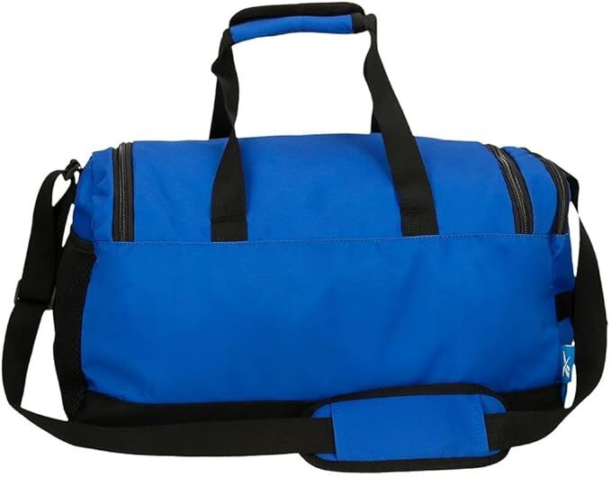 Reebok Malden Duffle Gym Bag in Blue/Black/White - Image 7