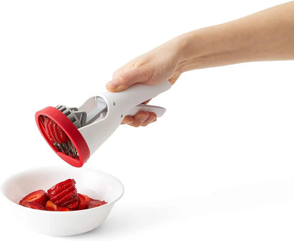Chef'n Strawberry Slicer Slicester Hand-Held Strawberry Slicer to Create Garnishes - Image 6
