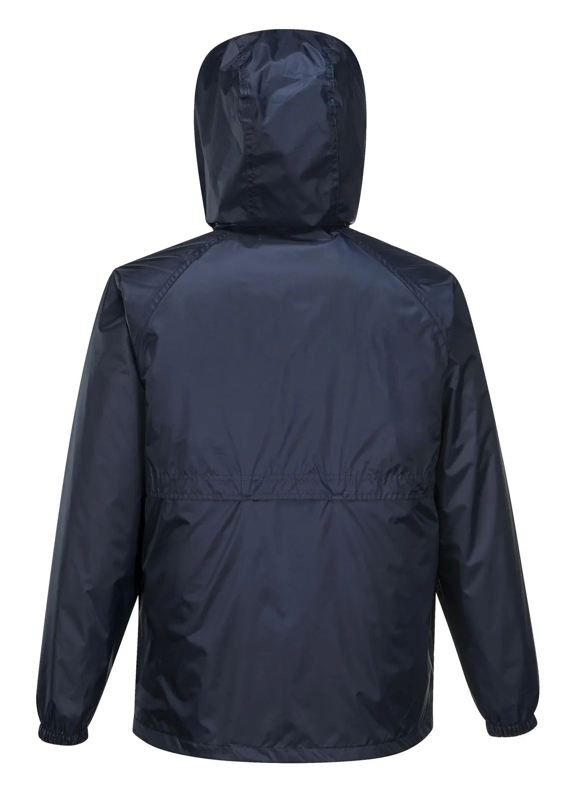 HUSKI STRATUS RAIN JACKET Waterproof Workwear Concealed Hood Windproof Packable - Navy Blue - Image 6