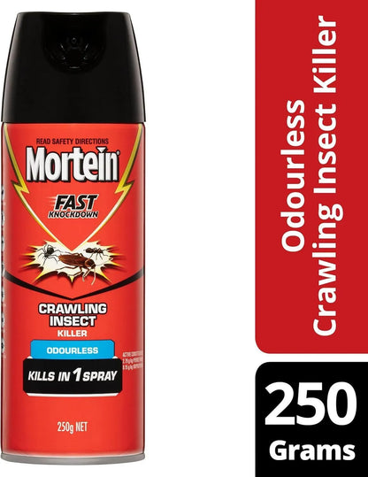 Mortein Fast Knockdown Odourless Surface Spray Crawling Insect Killer 250g - Image 2