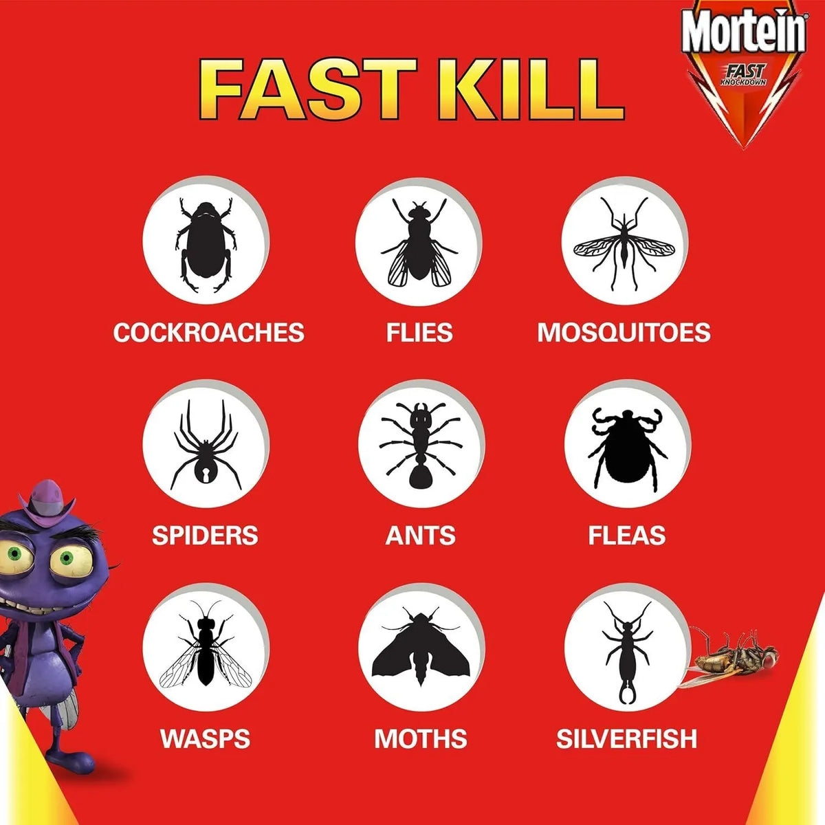1 Pack of 2 300g Mortein Fast Knockdown Multi Insect Killer Surface Spray - Image 8