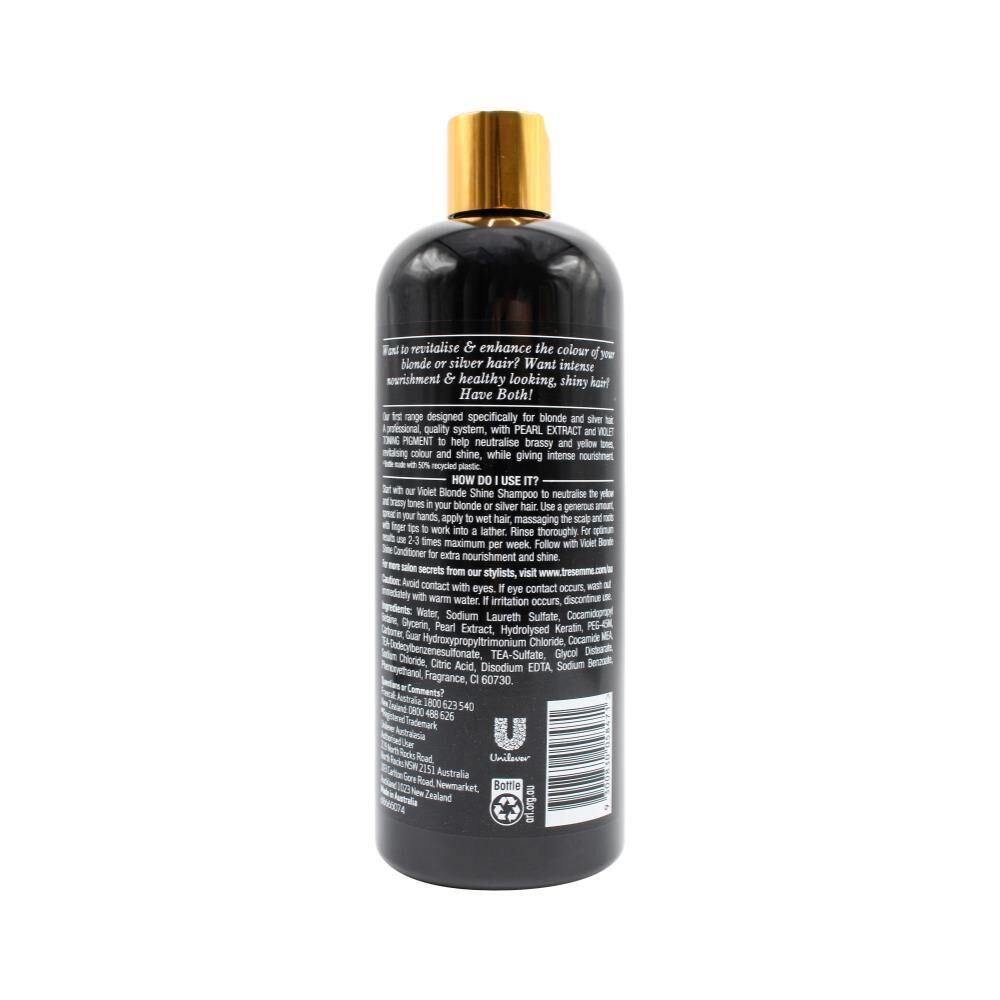 Tresemme 675ml Toning Shampoo in Violet Blonde Shine - Image 3
