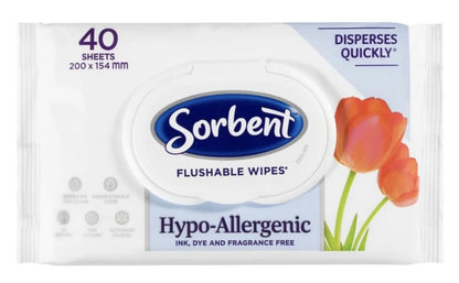 Sorbent Clean and Fresh Hypo Allergenic Wet Wipes Set (40-Pieces) - Image 2
