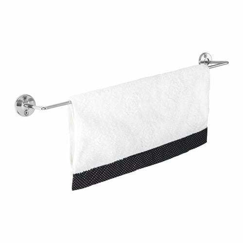 3x 460mm Chrome Tea Towel Rail Stainless Steel Holder Rack - Image 3