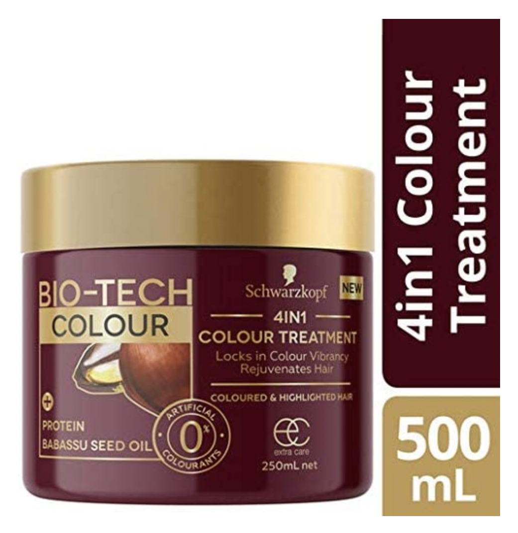 Schwarzkopf Bio-Tech 4-in-1 Colour Treatment Protein Babassu Seed Oil 250ml - Image 3