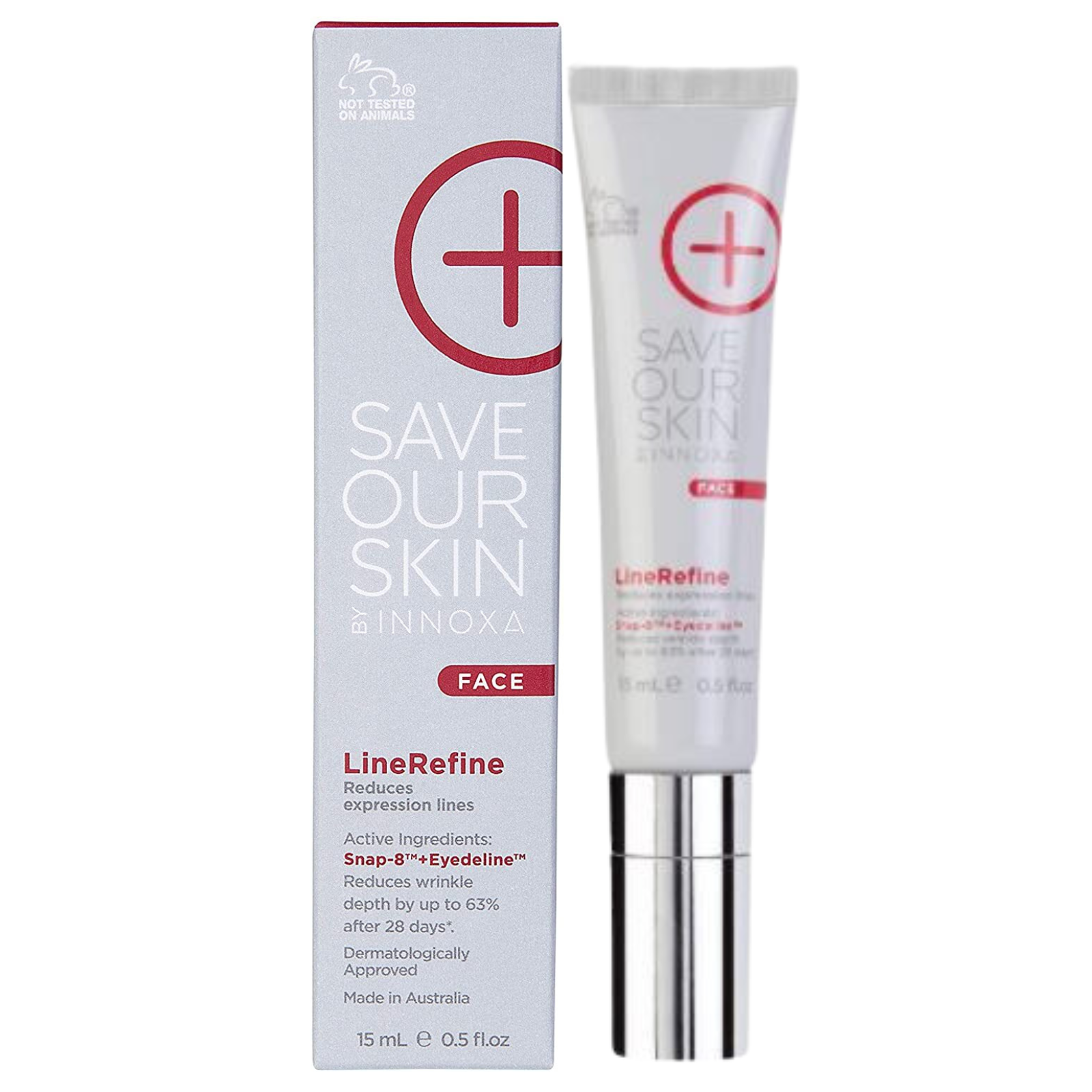 Innoxa 15mL Save Our Skin Face Linerefine Rerduces Wrinkle Line and Expression Line - Image 2
