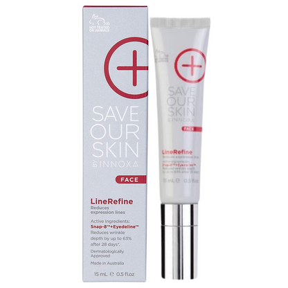 Innoxa 15mL Save Our Skin Face Linerefine Rerduces Wrinkle Line and Expression Line - Image 2
