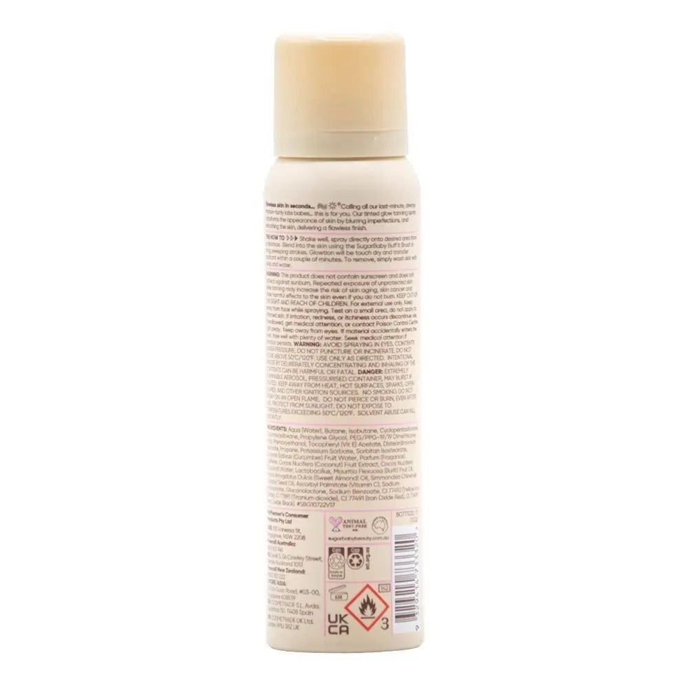 Sugar Baby Glowtion 97ml Instant Glow Wash Off Bronzing Spray - Image 3