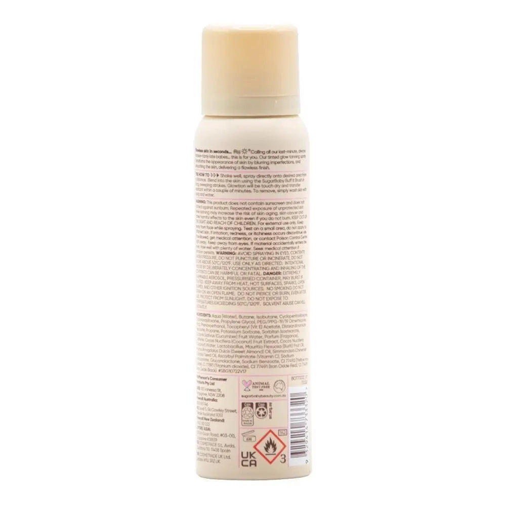 3x Sugar Baby Glowtion 97ml Instant Glow Wash Off Bronzing Spray - Image 3