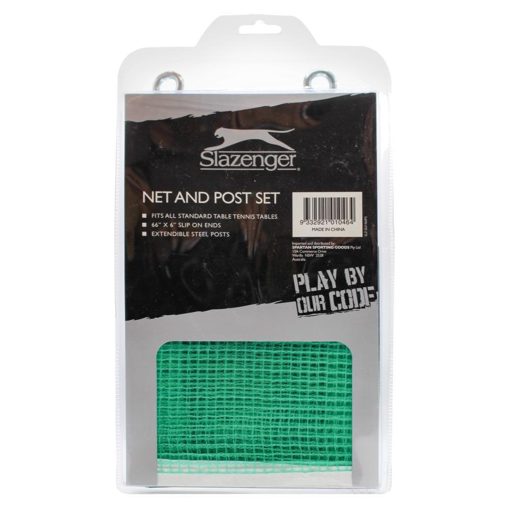 Slazenger Table Tennis Net & Post Set Kit Ping Pong Sports Rack - Image 2