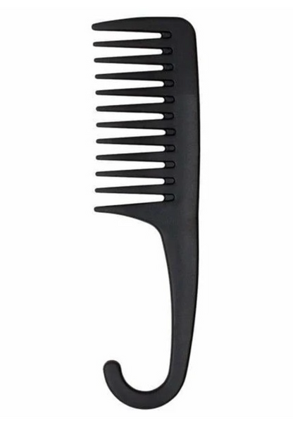 Indulge Shower Waterproof Hair Comb Brush - Black - Image 2