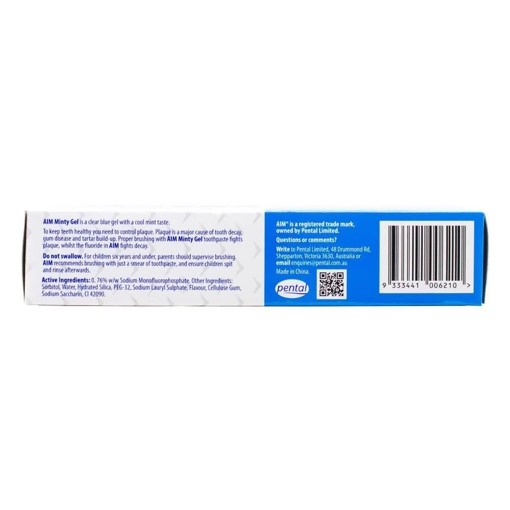 Aim Toothpaste Minty Gel 90g - Image 3