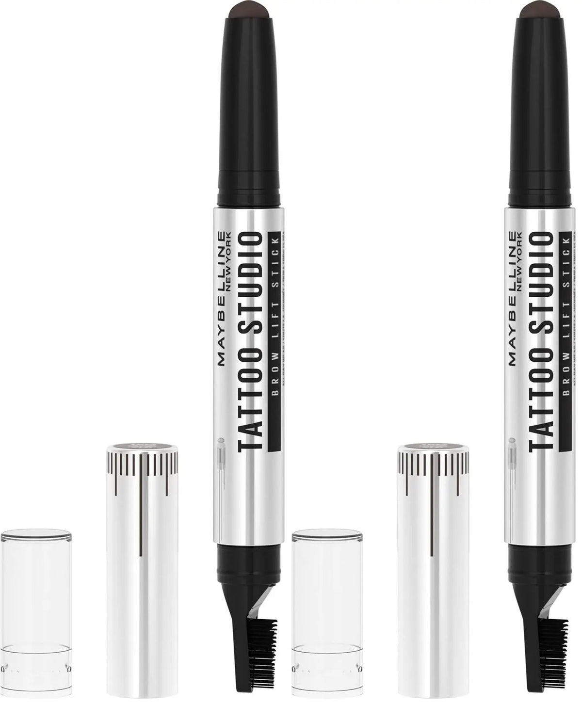2x Maybelline Tattoo Studio 1.1g Brow Lift Stick Eyebrow Liner - 255 Soft Brown - Image 2