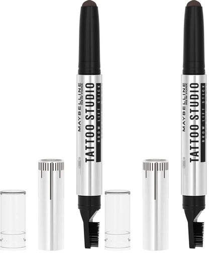 2x Maybelline Tattoo Studio 1.1g Brow Lift Stick Eyebrow Liner - 255 Soft Brown - Image 2