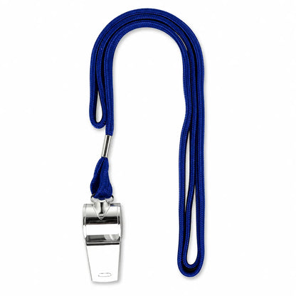 Metal Whistle w/ Neck Cord Sports Referee Indoor Outdoor Match Umpire Emergency - Image 2