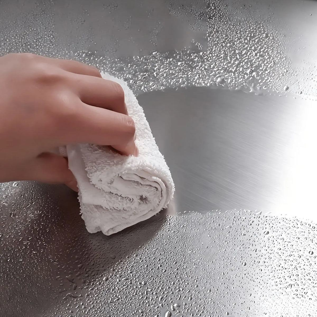 Stainless Titanium Steel Anti-Bacterial Cutting Chopping Board w/ Raised Edge - Extra Large (40x30cm) - Image 4