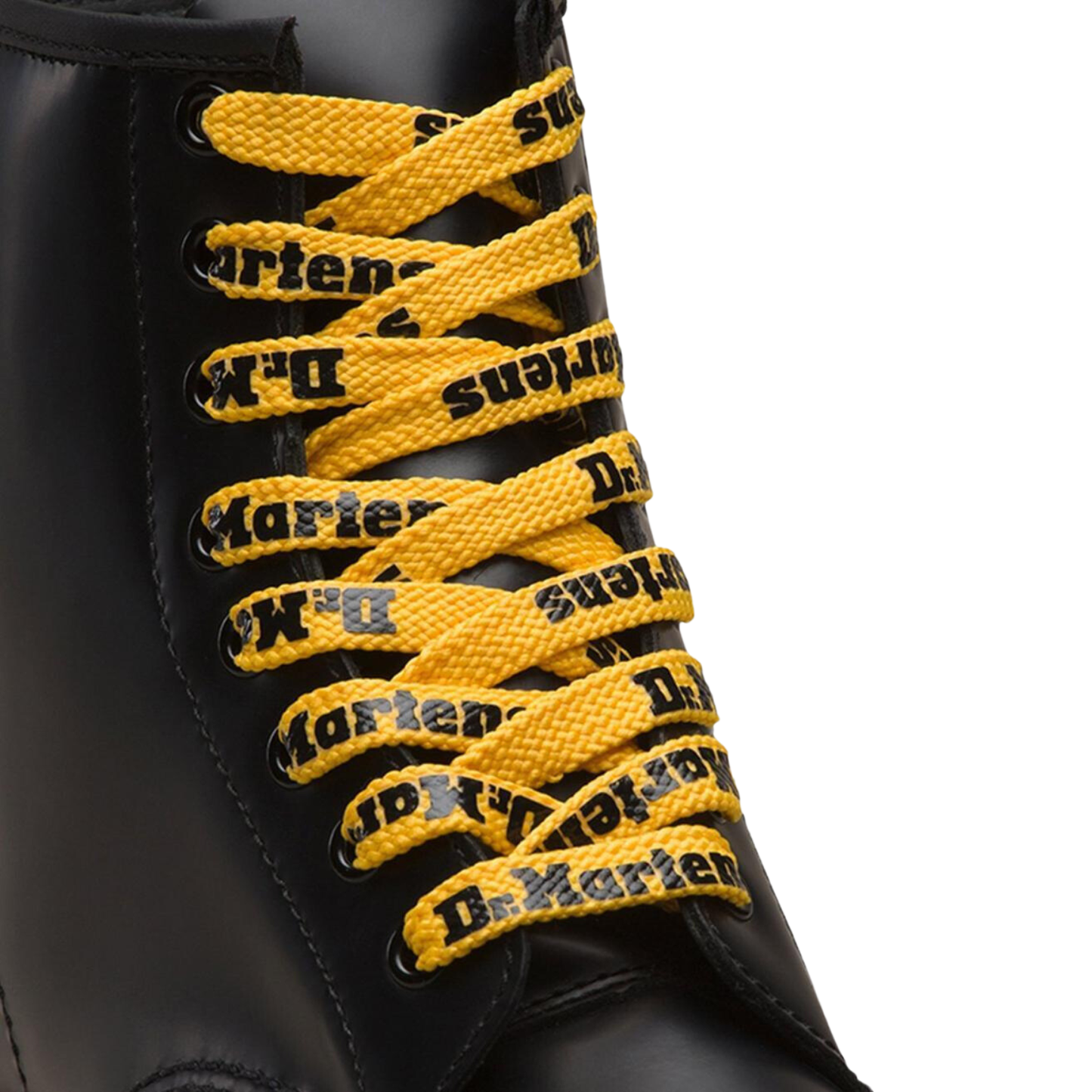 Dr. Martens 55" Shoe Laces Suits 8-10 Eye Boots Doc Martins - 140cm Yellow/Black - Image 2