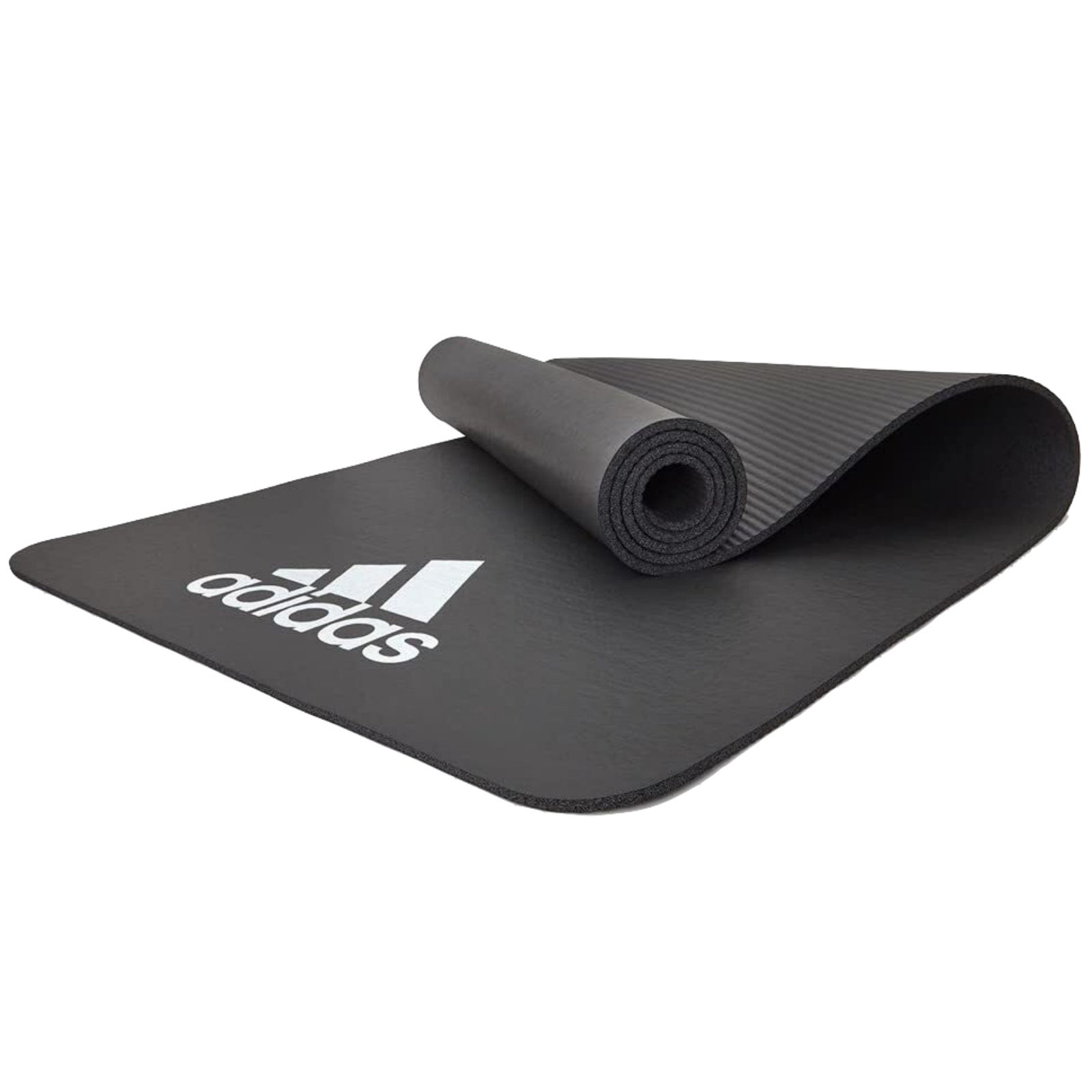 Adidas Fitness Mat 7mm Exercise Training Floor Gym Yoga Judo Pilates  - Grey - Image 2