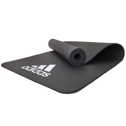Adidas Fitness Mat 7mm Exercise Training Floor Gym Yoga Judo Pilates  - Grey - Image 2