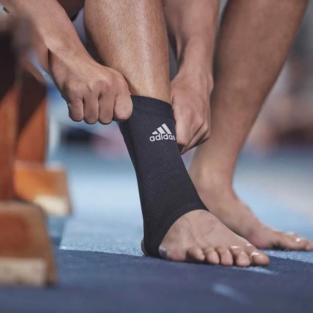 Adidas Performance Climacool Ankle Support Sports Foot Brace in Black - Image 3