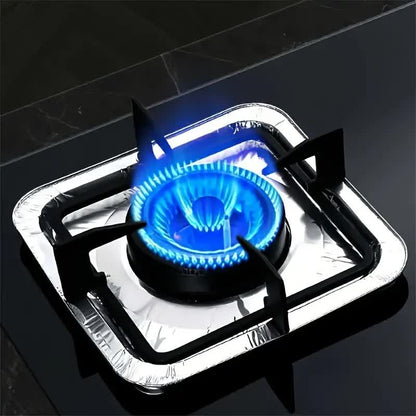 480x Aluminium Disposable Foil Stove Burner Covers Bulk - Square - Image 4