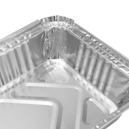 48x Aluminium Disposable Foil Food Container Pans Baking Tray 52x32x8.5cm - Image 5