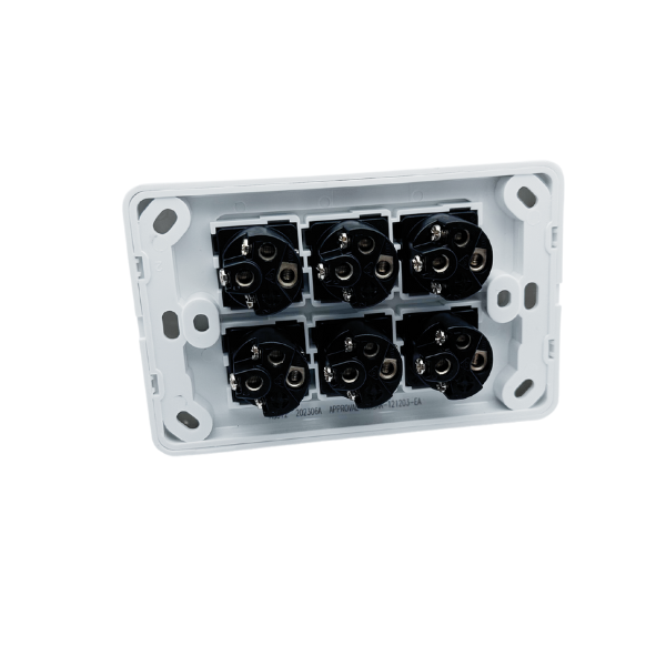 6 Gang Wall Plate Electricity Switch - Image 3