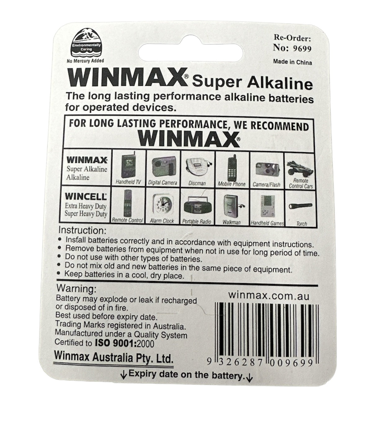 AAAA Super Alkaline Batteries Ultra Long Life 1.5V Battery - 1 Pack of 2 - Image 3