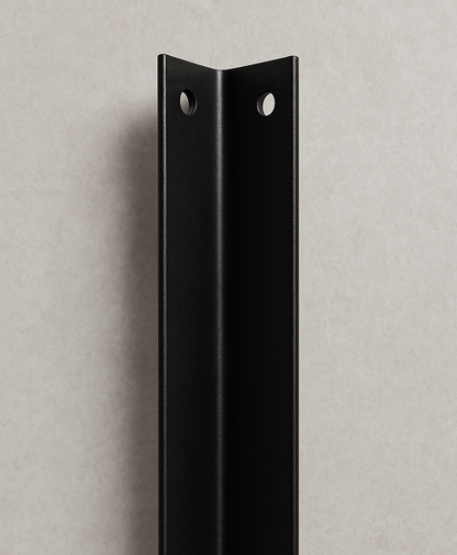 Heavy Duty Powder Coated Steel L Shape Corner Bracket 298mm x 38mm - Image 2