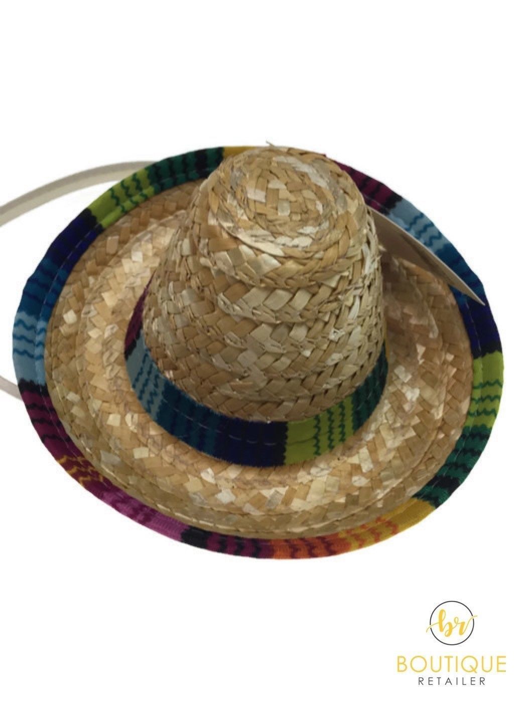 12x MINI SOMBRERO HATS on Headband Mexican Spanish Fiesta Party Costume BULK - Image 3