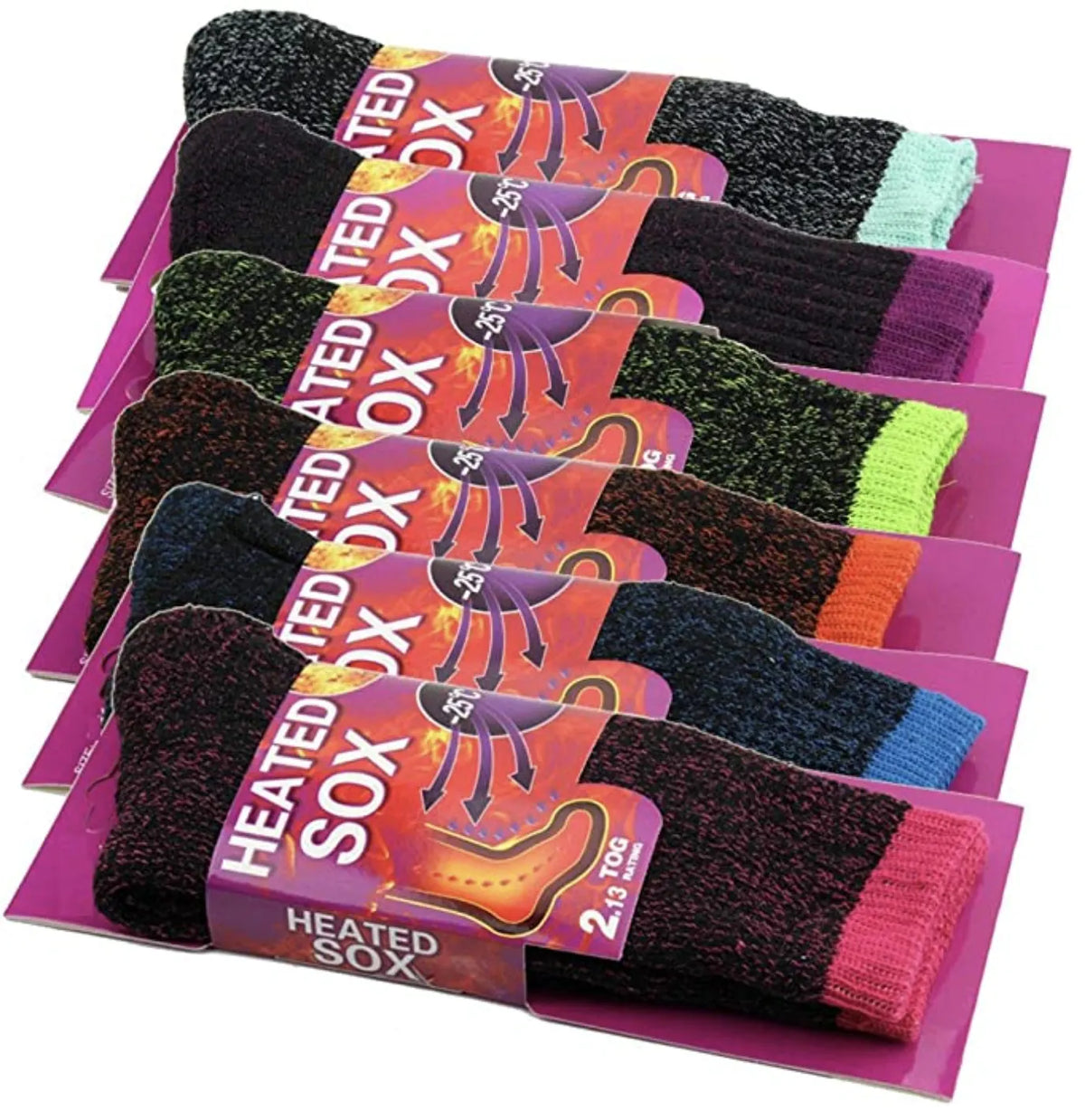 12 Pairs Womens THERMAL HEATED SOCKS Warm Winter Comfort Work Sox Ski BULK - Image 5