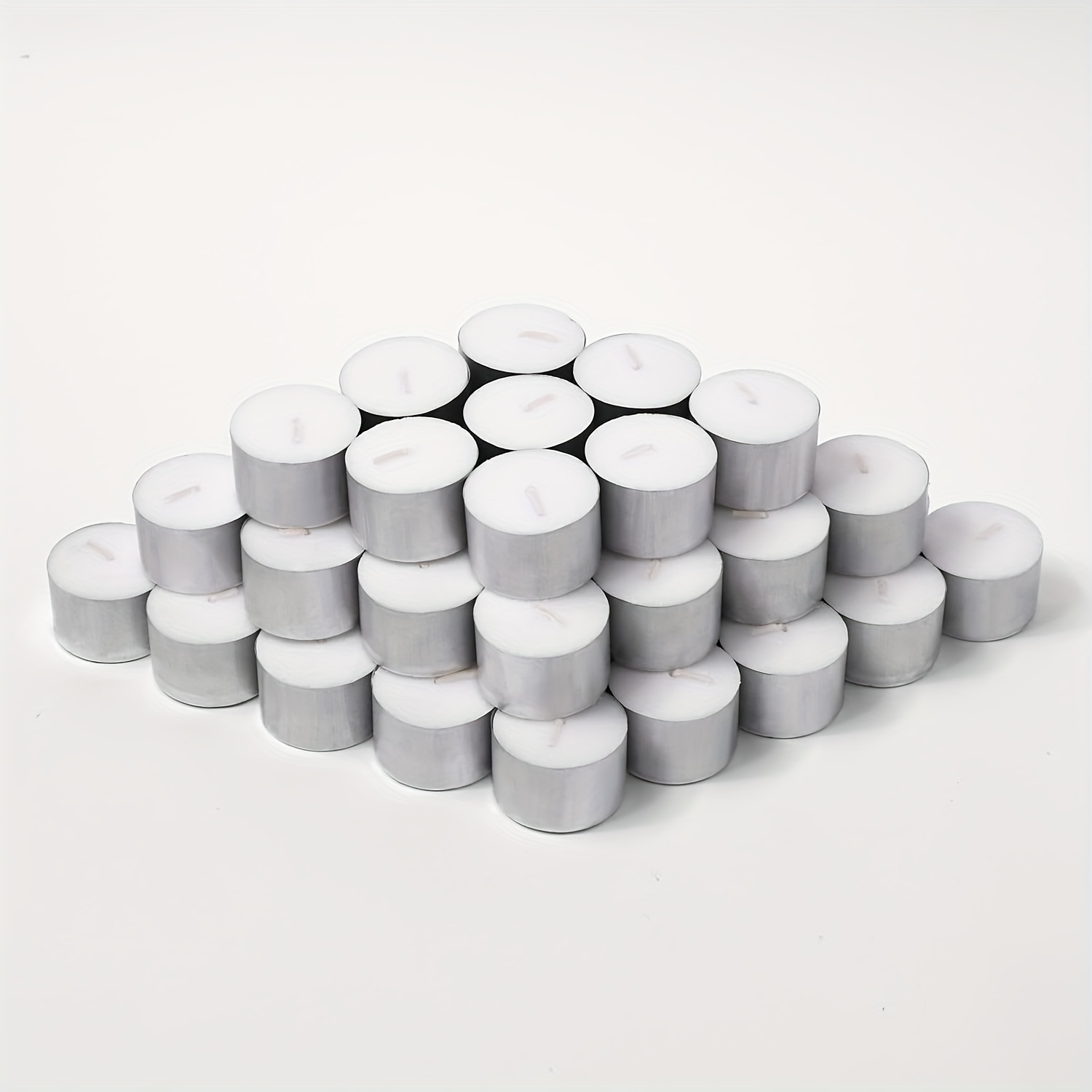 400pcs TEA LIGHT CANDLES 9 Hour Burn Tealight Wedding Smokeless Crystal Wax BULK - Image 4