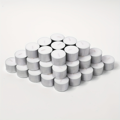 400pcs TEA LIGHT CANDLES 9 Hour Burn Tealight Wedding Smokeless Crystal Wax BULK - Image 4