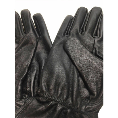 Ladies Genuine Sheepskin Leather Gloves Fleece Lined Warm Winter Womens in Black - L - Image 3