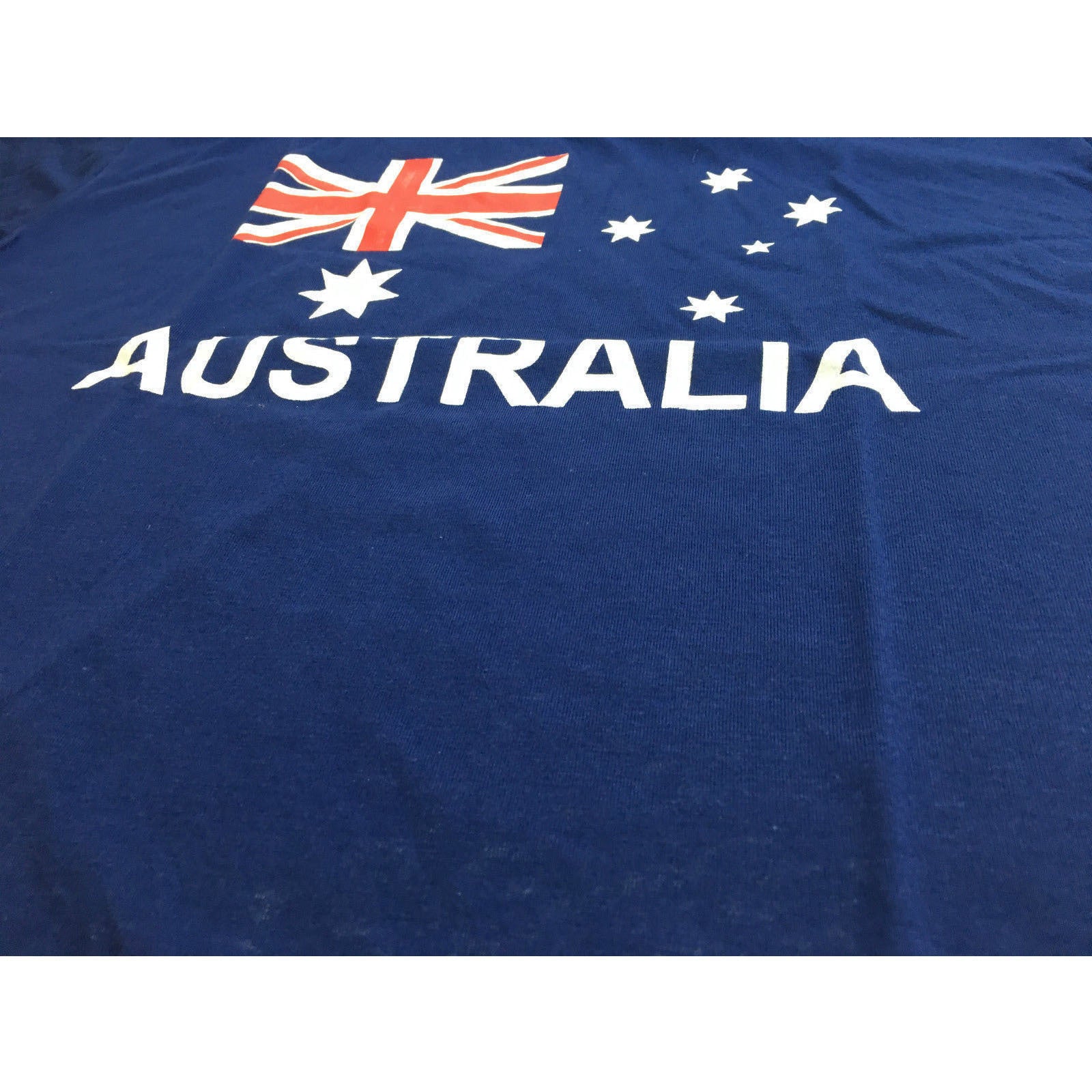 Adult AUSTRALIAN T Shirt Australia Day 100% COTTON Souvenir Tee Top Flag - Blue - Small - Image 6