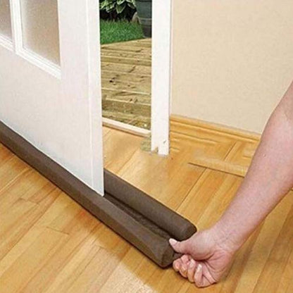 DUAL DRAFT STOPPER Double Sided Snake Wind Air Door Guard Cover Weather Seal - Image 9