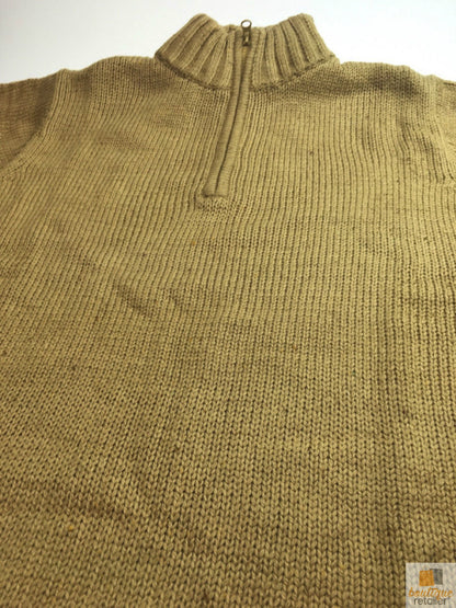 Mens Knit Jumper Pullover Sweater Knitted Casual Stretch Warm Winter  - 4 Button Mulberry 94 (KW16) - L - Image 4