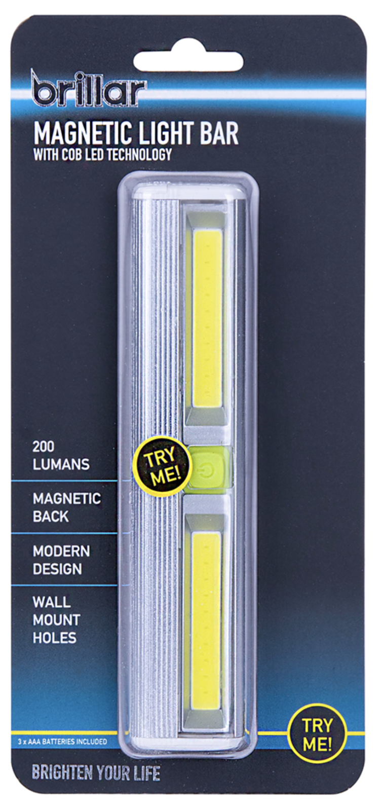 Brillar Magnetic Light Bar Night Strip Battery Operated (included) - Image 2